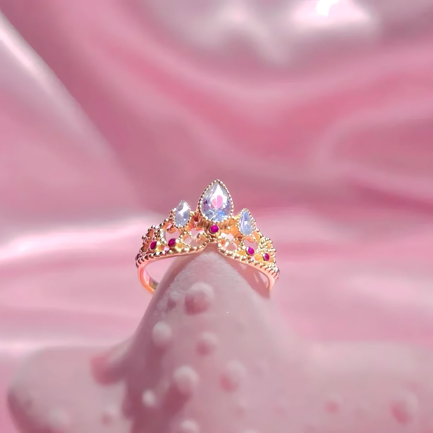 Rapunzel Crown Ring - Adjustable