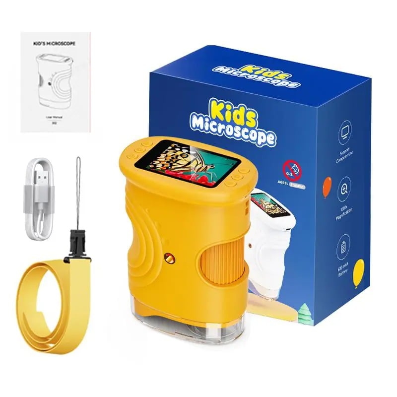 ExploraScope Kids 4K Digital Microscope (200–1000x Zoom)