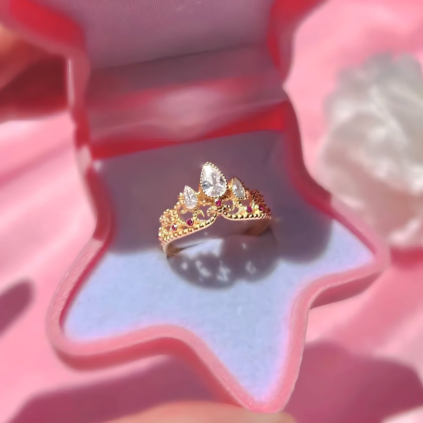 Rapunzel Crown Ring - Adjustable