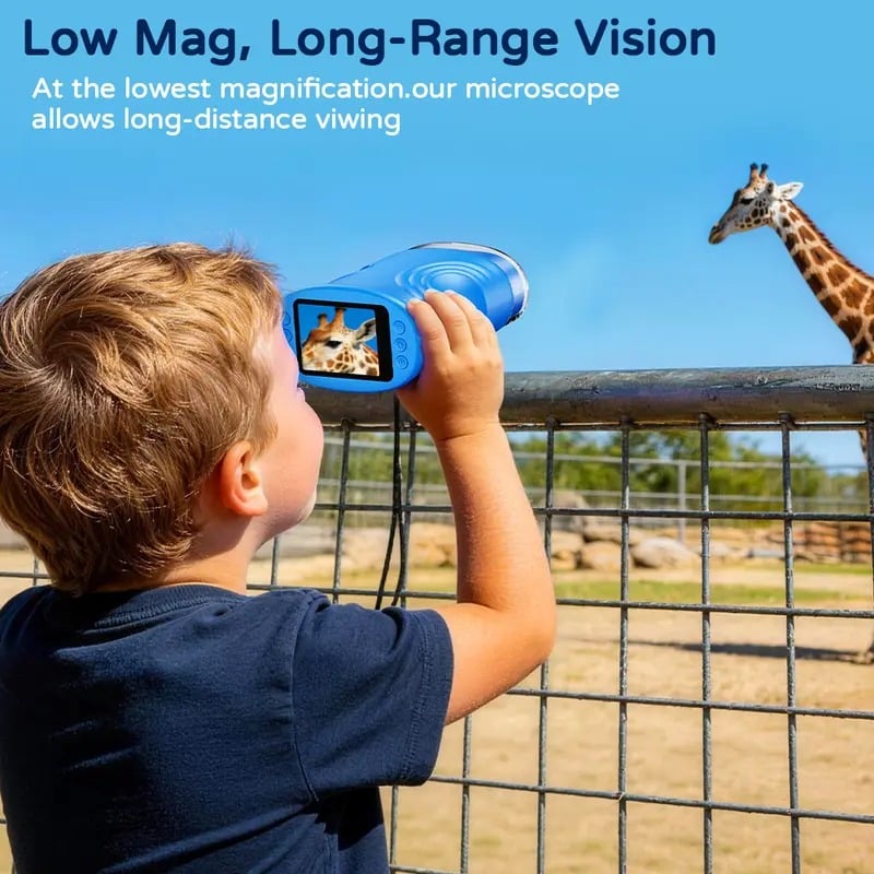 ExploraScope Kids 4K Digital Microscope (200–1000x Zoom)