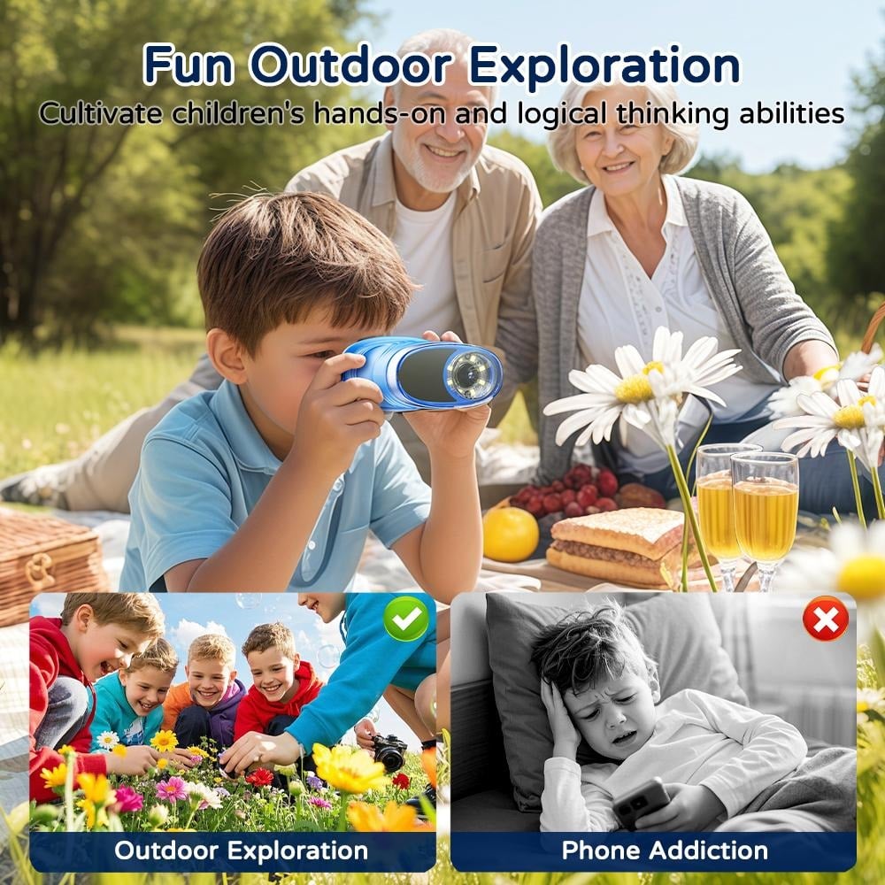 ExploraScope Kids 4K Digital Microscope (200–1000x Zoom)